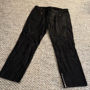 Black Women's Zip-Hem Pants